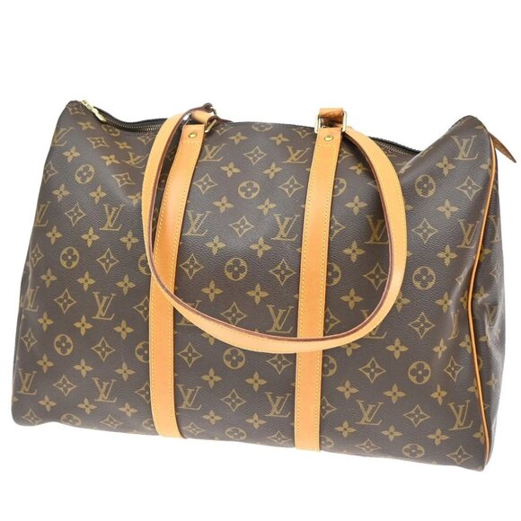 LOUIS VUITTON Flanerie 45 Shoulder Bag Monogram Leather Brown - Picture 1 of 14